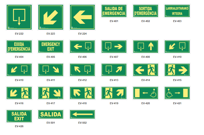 Senyalitica de evacuació
