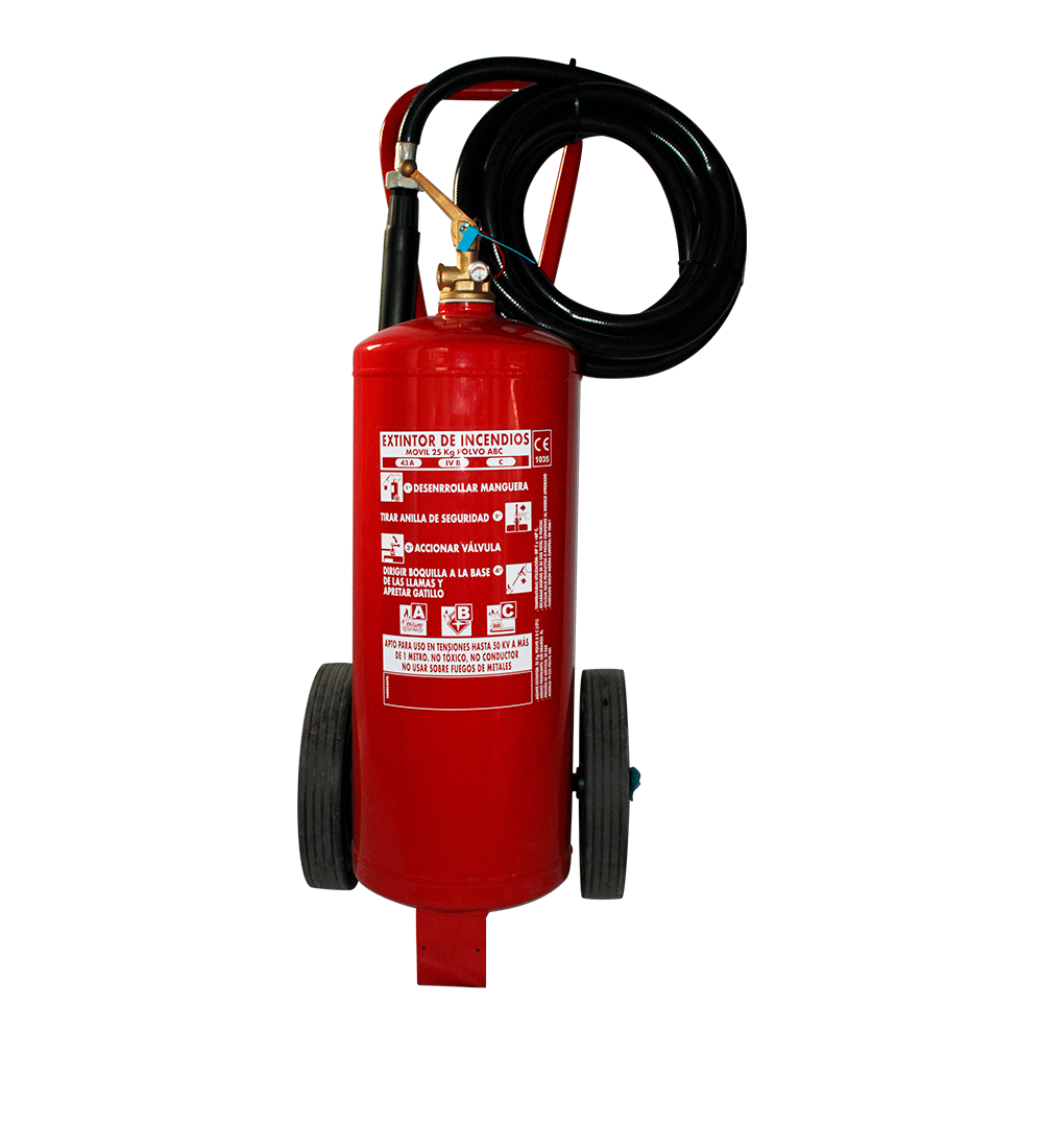 Extintor móbil